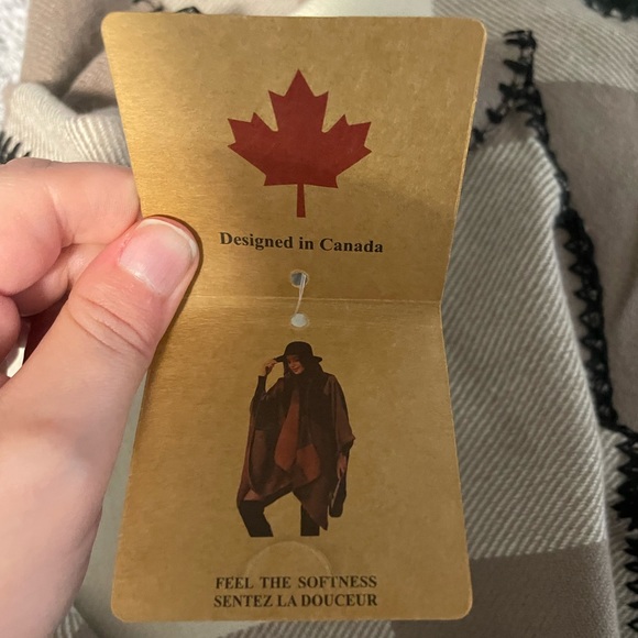 Just Cozy Poncho Scarf - Picture 5 of 5